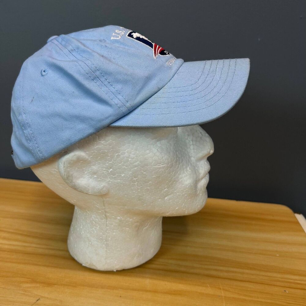 USGA U.S. Open 2019 Pebble Beach Golf Hat Cap Blue Adjustable Light Blue - Picture 5 of 8